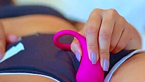 Gorgeous girls enjoy vibrator masturbation sensations