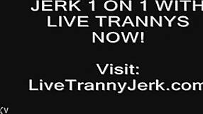 shemale webcam show with leg and feet focus