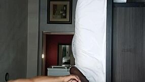 Threesome session unfolds with chocolate and sexi thick in group action