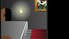 Lass uns dunkles Schloss-Abenteuer spielen