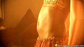 Lovely Brunette Dances Gracefully While Undressing