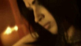 Lovely Brunette Dances Gracefully While Undressing