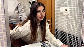 Hard Sex With Boss In Bathroom, Petite Teen Recorded