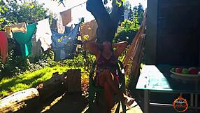 Klaudiaambergirl enjoys solo outdoor masturbation