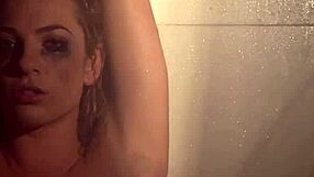 sexy dahlia's naughty shower masturbation fun