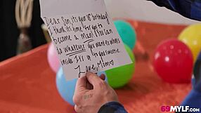 Stepmommy Gets Ultimate Gift With Slick Pussy Licking