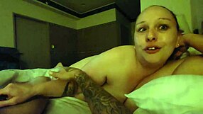 Blonde wife tries deepthroat for first time as hotwife