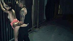 outdoor pool party where guys hit on nympho teen 18+ in glasses