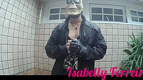 Me and leo skull in crossdressing fun