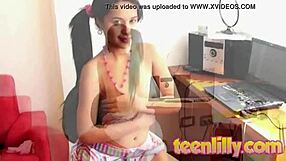 Cute Teen 18+ Lilly Teases With Homemade Fingering