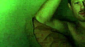 Bold tattooed lover takes double cock for cumshot close up