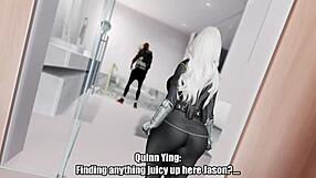 Quinn Ying promotes boob patrol game with police theme