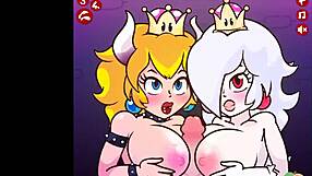 Bowsette and Boosalina in POV facial