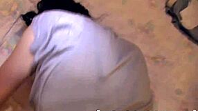 Maja's Nighttime Public Pickup in Kitchen POV