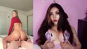 sexy latina teen with big tits masturbates pov to orgasm