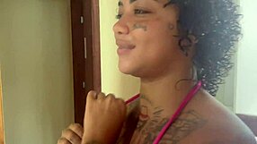 Beautiful African Latina Teen Presents Her Tight Pussy on Buzios Beach