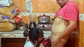 Latina Bends Over For Doggystyle Cumshot On Face!