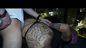 The policewoman says, lick my big ass while I fuck this guy