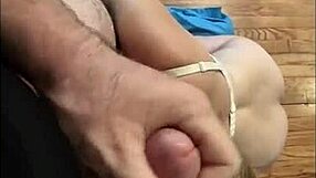 wife endures multiple facials from her husband