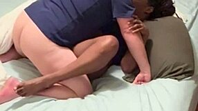 Amateur ebony girl fucks neighbor guy in bedroom 😍