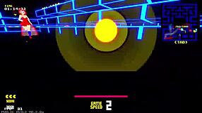 Sexy Pac Man game features bold blowjob and big tits