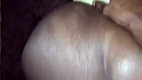 Is he fucking my ebony asshole for a creampie?