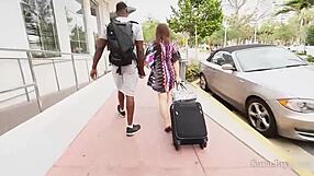 Pretty Latina Maggie Green Licks Big Tits