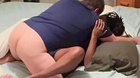 Amateur ebony girl fucks neighbor guy in bedroom 😍