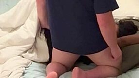 Amateur ebony girl fucks neighbor guy in bedroom 😍