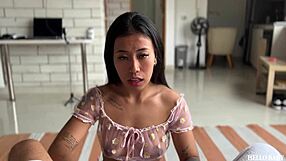 wild lore hot swallows whole cock gets fucked