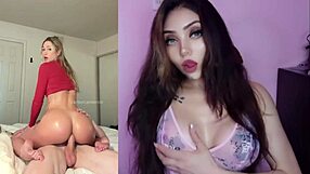 sexy latina teen with big tits masturbates pov to orgasm