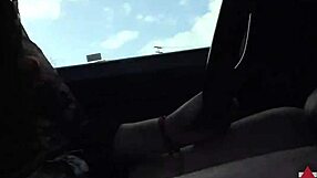 Driving Stick Shift Barefoot In Public Exposure