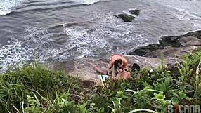 I met stunning blonde on beach for wild anal outdoors