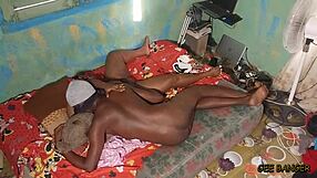 Beautiful Ebony Amateur Bent Over, Riding Monster Cock with Big Tits