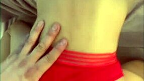 Latina shows her beautiful ass in panties