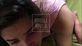 I couldn't help but cum inside the blonde ass