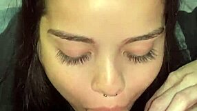 Beautiful Brazilian Teen Debora Prado Deepthroat Blowjob