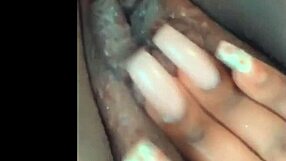 She's Rubbing That Pussy So Nice with Big Cock!