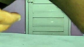 Hot Young Brunette Does Solo Handjob In Underwear At Home