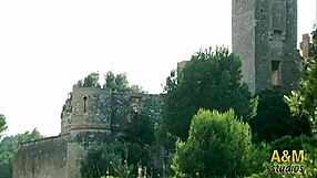 The mysterious European redhead Justine.