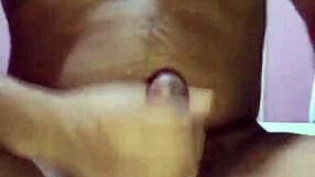 Hot Young Brunette Does Solo Handjob In Underwear At Home