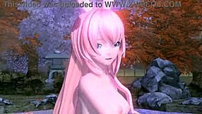 Megurine Luka Single Red Leaf Project Diva Nude Mod Full Nude
