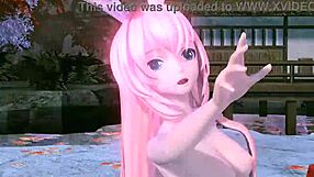 Megurine Luka Single Red Leaf Project Diva Nude Mod Full Nude