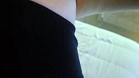 Homemade whore gives sloppy blowjob to monster cock in bedroom.