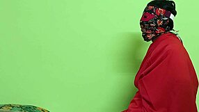 Black indian housewife giving suggestive blowjob to anus