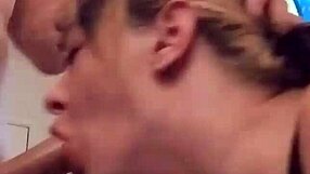 Wife Sloppy Bj On Knees Close Up?