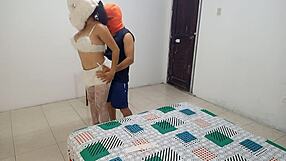 halloween bunny in lingerie looks like my stepmom, time to fuck her hard