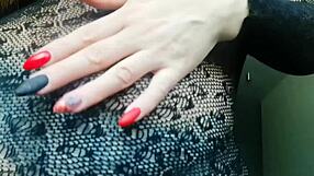 Milf uses dildo on tits and ass, reaches orgasm in anal