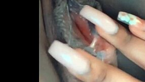 She's Rubbing That Pussy So Nice with Big Cock!