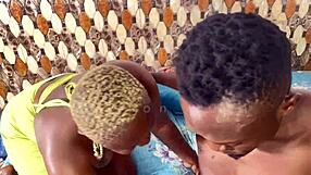 Thick ebony babe bound in rope for sensual casting.